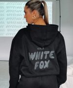 Black White Fox Hoodie
