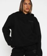 Black White Fox Hoodie