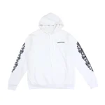 CH Eye Chart Pink Dagger Pullover Hoodie White