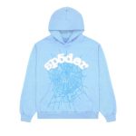 Sp5der Web Hoodie Blue