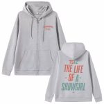 The Life of A Showgirl Album 2025 Merch Zipper Hoodie