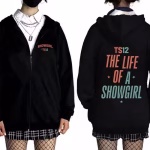 The Life of A Showgirl Album 2025 Merch Zipper Hoodie