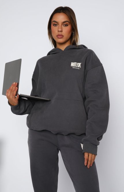 Archive 6.0 White Fox Oversized Hoodie Ash