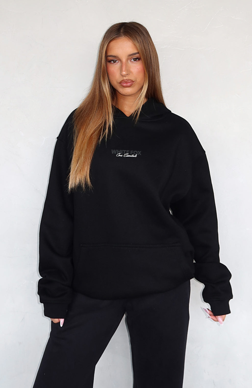 White Fox Hoodie Banner